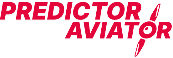 Vibrant Red Text 'PREDICTOR AVIATOR' - Symbol of Excitement and Engagement