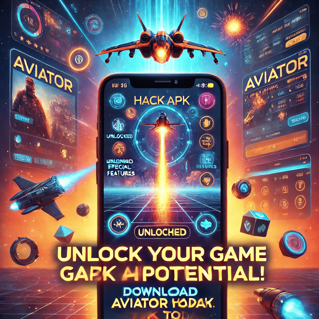 Mobile gaming interface displaying unlocked special features, powerful weapons, and unlimited resources with the Aviator Hack APK for an enhanced gaming experience.